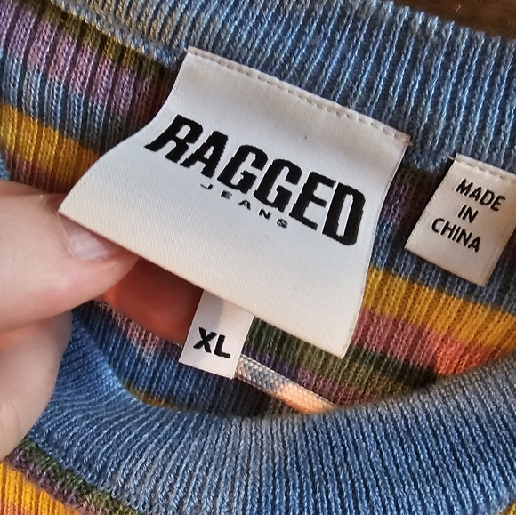 Ragged Priest Pastel Rainbow Sweater Set Size Small/Medium - Picture 2 of 4